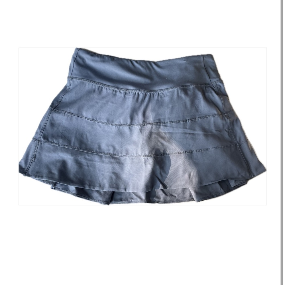 Grey-Blue Pleated Tennis/Golf Skort